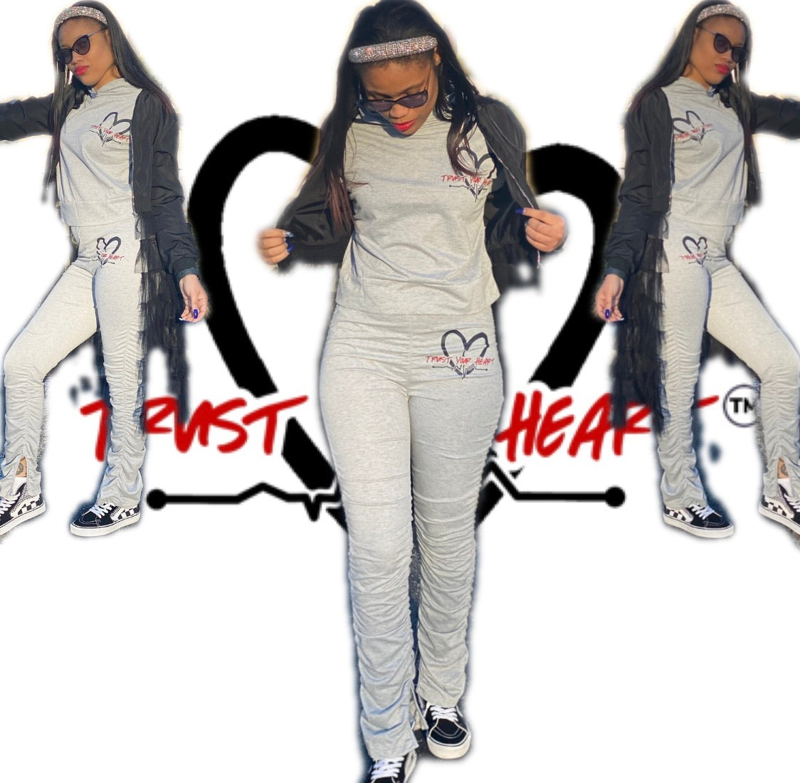 TYH Stacked Sweat Suit