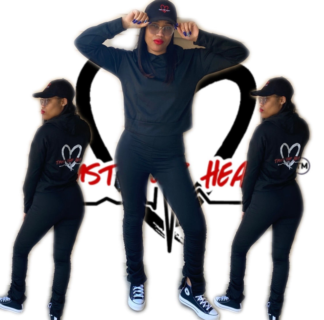 TYH Stacked Sweat Suit