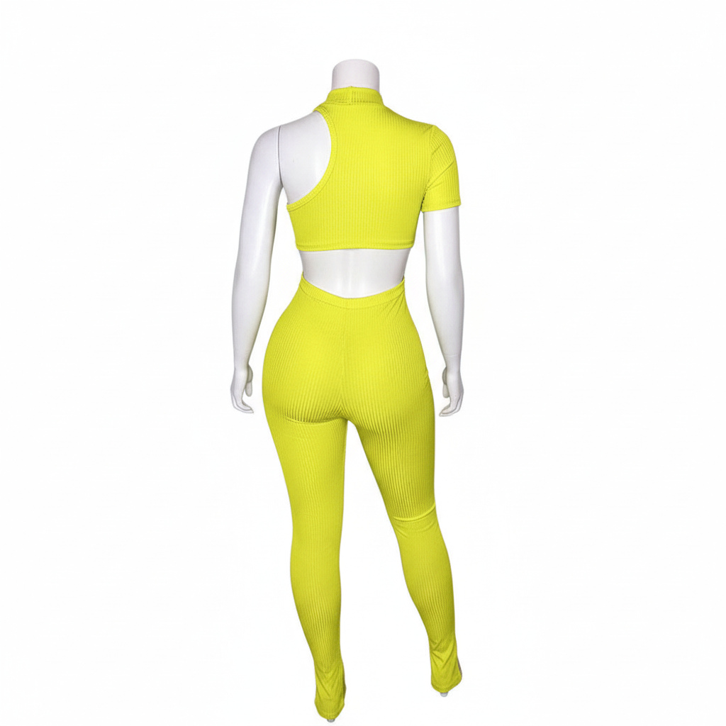 Yellow Romper - Back