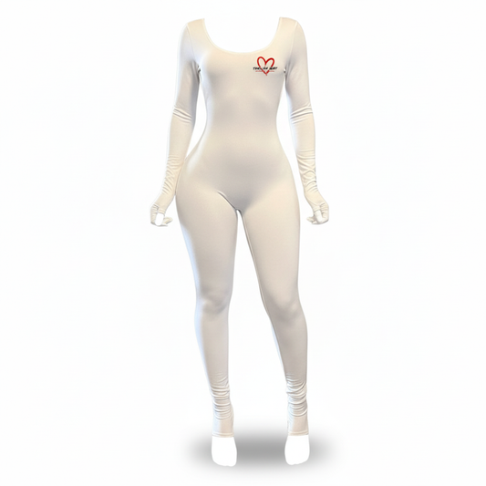 White Jumpsuit - Front