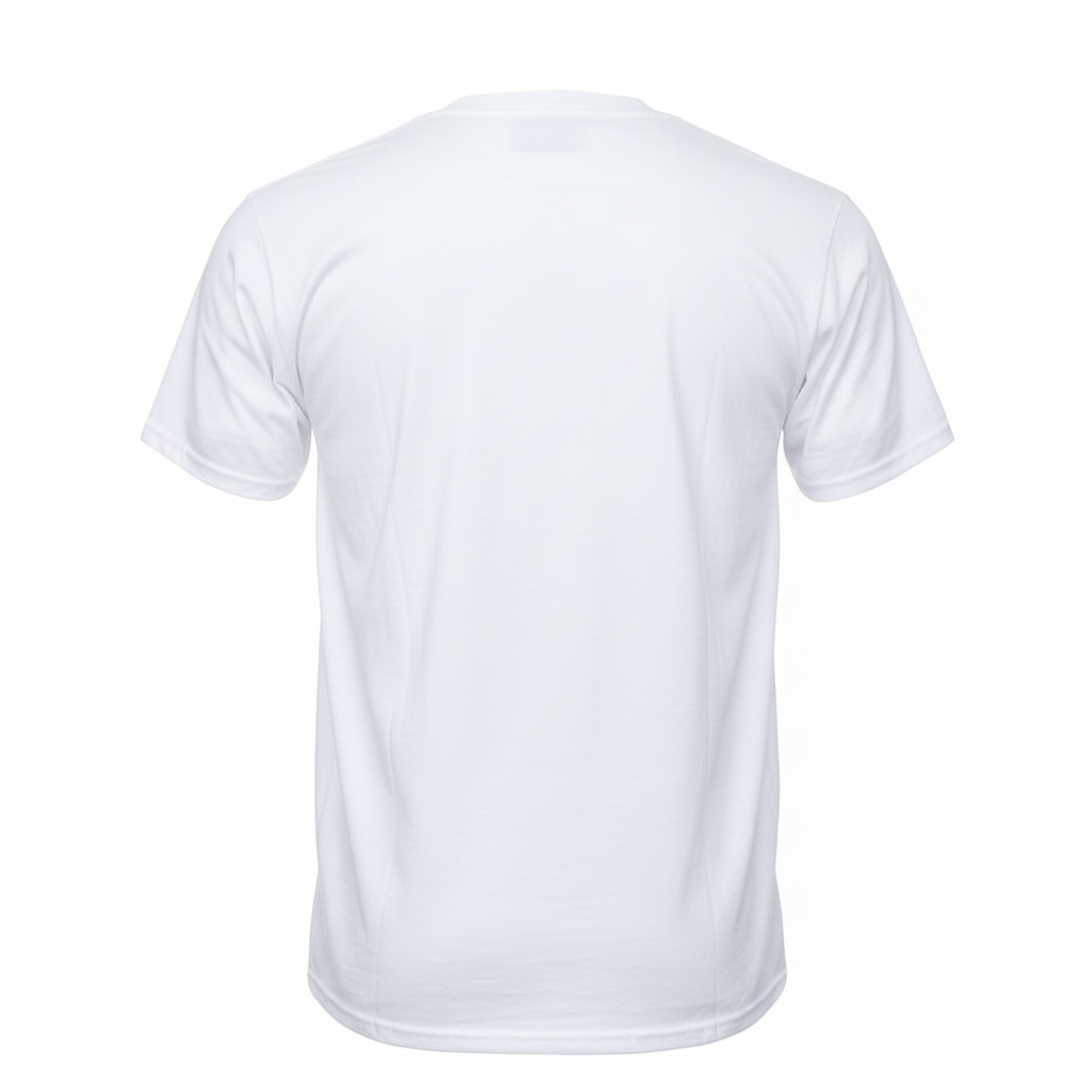 White TrustYourHeart Tee - Back View