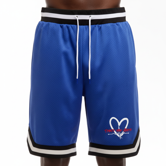 TYH Basketball Shorts - Front White Background