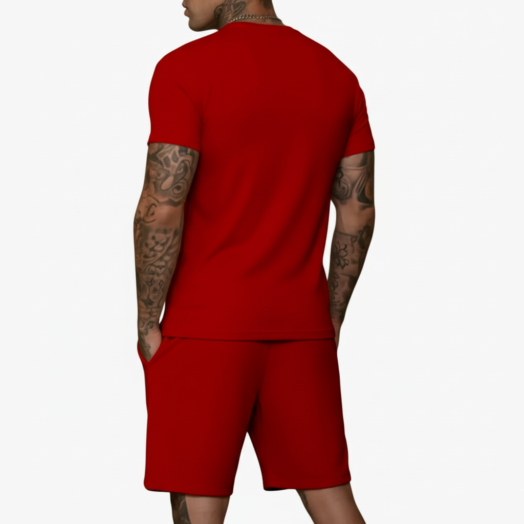 Logo Short Set Color 1 - Back View