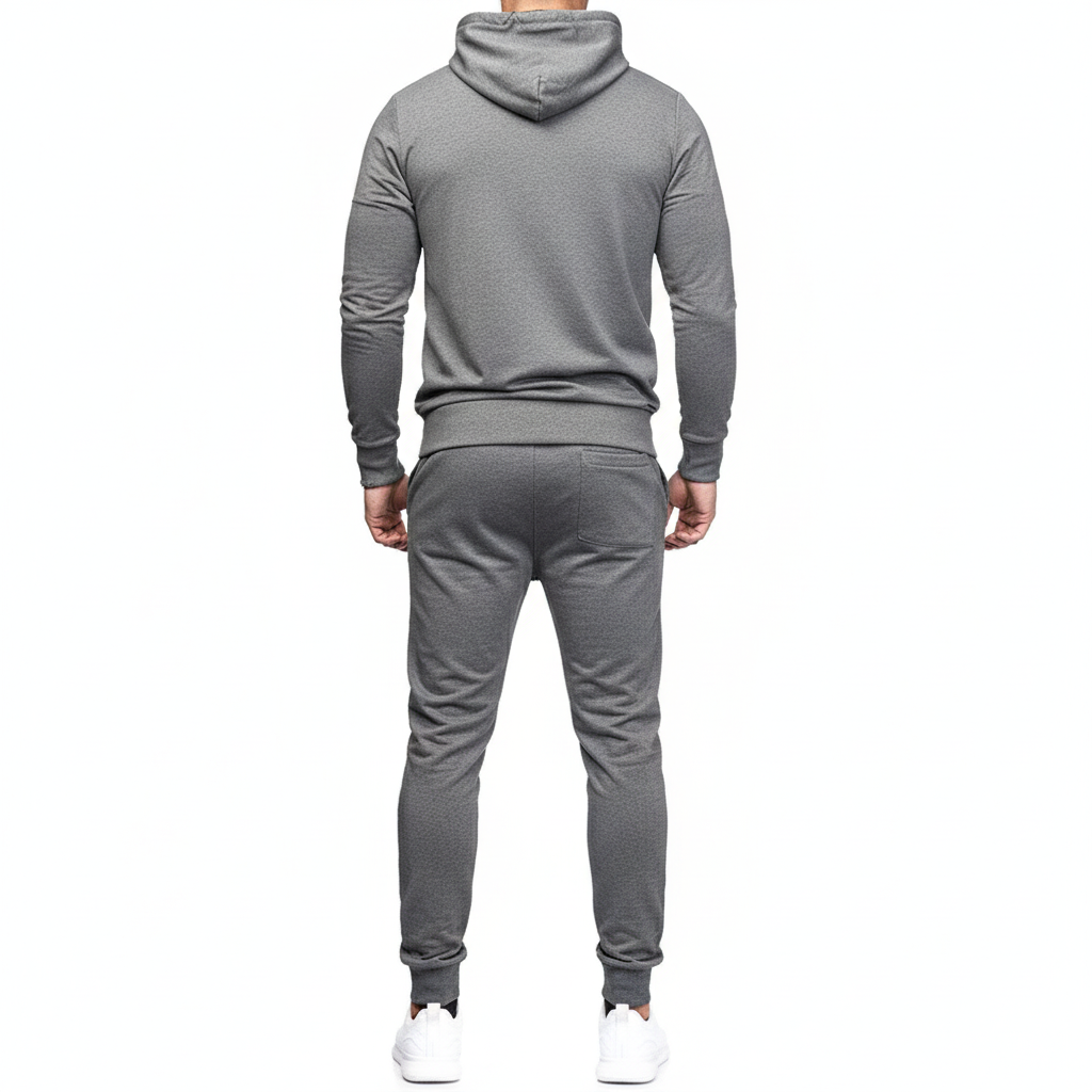 Gray TYH Sweatsuit - Back View