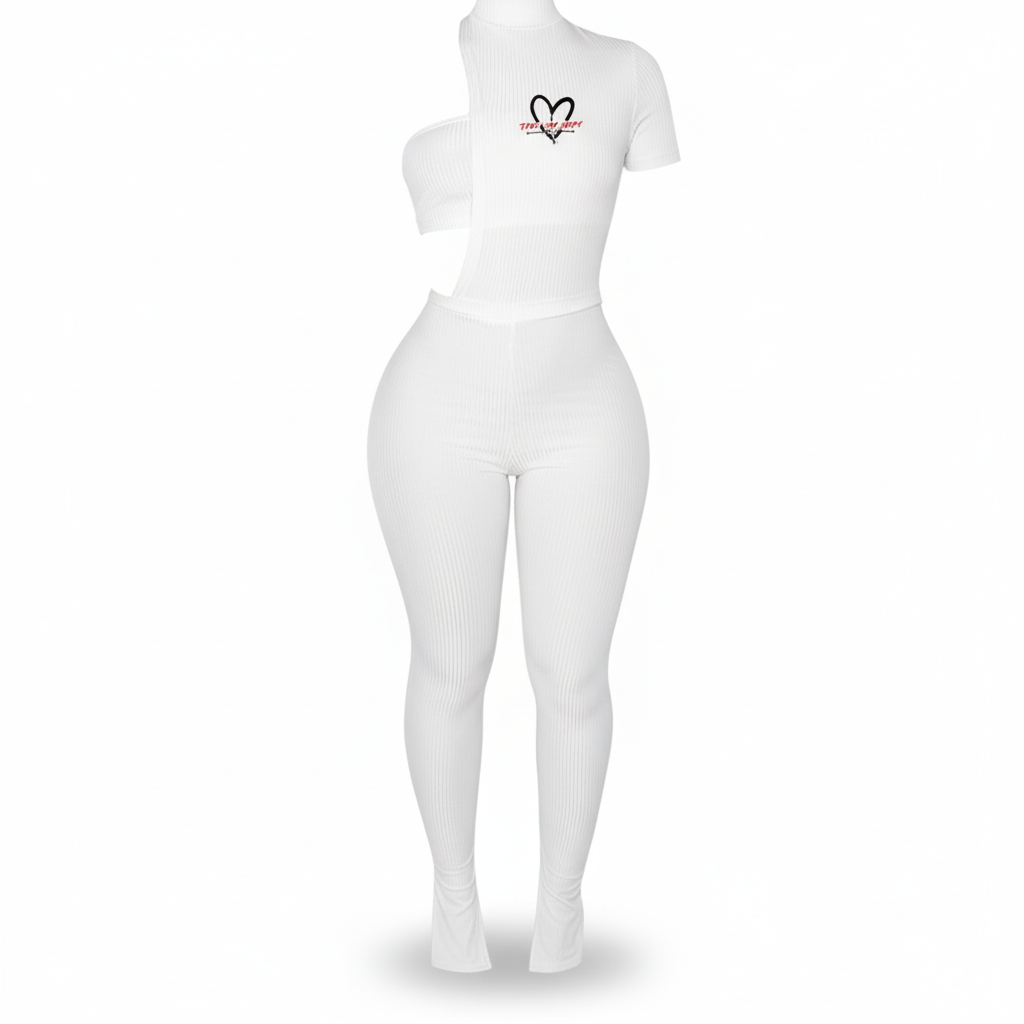 White Romper - Front