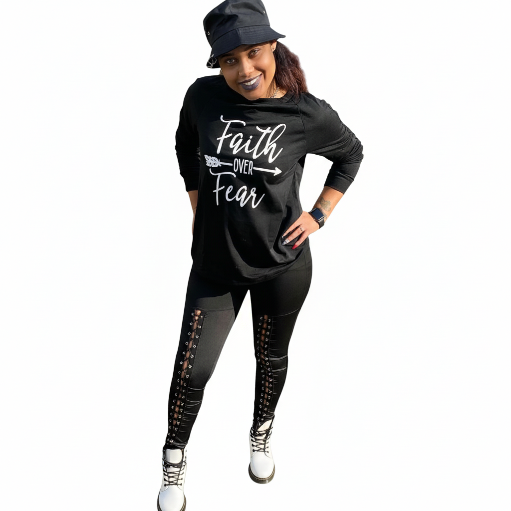 Long Sleeve Faith Tee - Photo 2