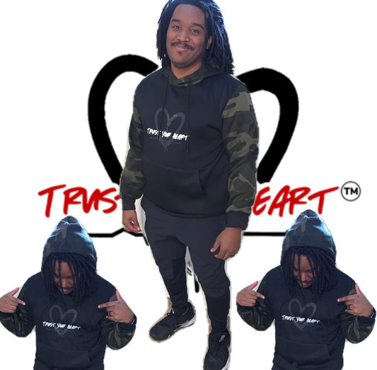 Long Sleeve Camo TrustYourHeart Hoodie