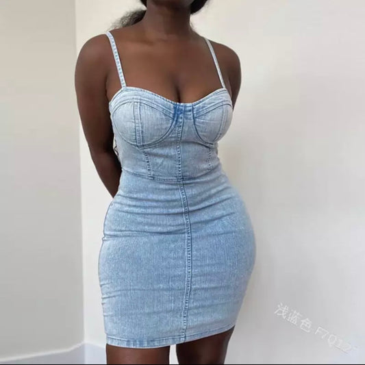 Jean look Casual Dress
